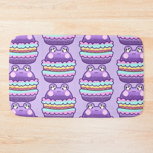 Item preview, Purple Cute Kawaii macaron froggy designed and sold by Quacktails.