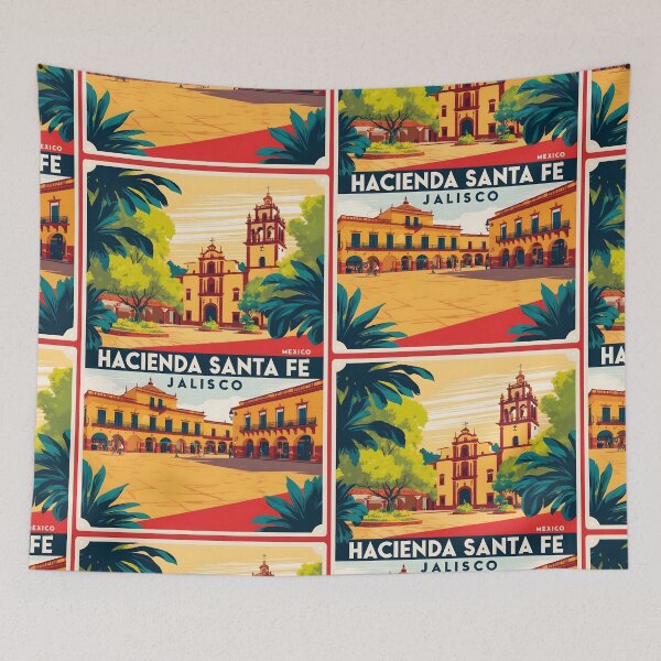 Item preview, Hacienda Santa Fe Jalisco Mexico Vintage Travel Tourism  designed and sold by TravelersGems.