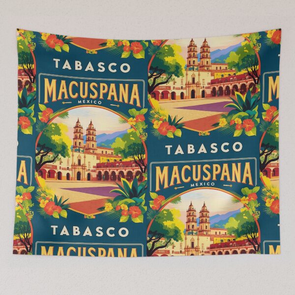 Item preview, Macuspana Tabasco Mexico Vintage Travel Tourism  designed and sold by TravelersGems.