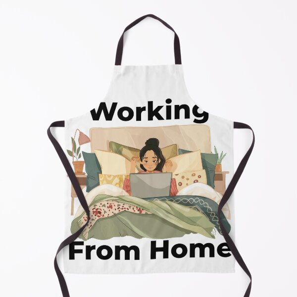 Item preview, Working From Home Woman In Bed designed and sold by Wormy-23.