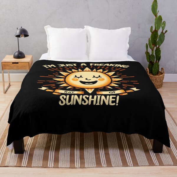 Item preview, I'm Just a Freaking Ray of Sunshine Positive Affirmation designed and sold by Dressed For Duty.