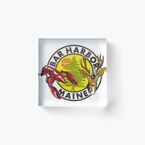 Item preview, Bar Harbor Maine Decal designed and sold by Decal Mania.