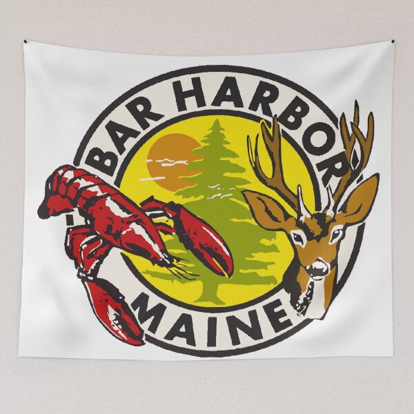 Item preview, Bar Harbor Maine Decal designed and sold by Decal Mania.