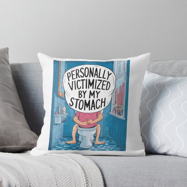 Item preview, Cartoon Personally Victimized By My Stomach designed and sold by thespecialtyhub.