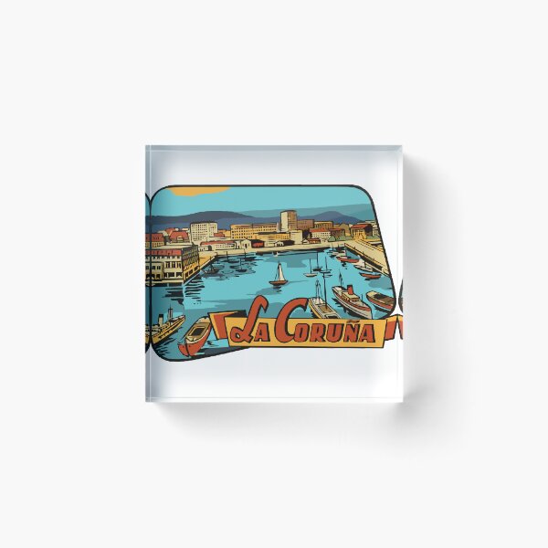Item preview, La Coruna Spain Decal designed and sold by Decal Mania.