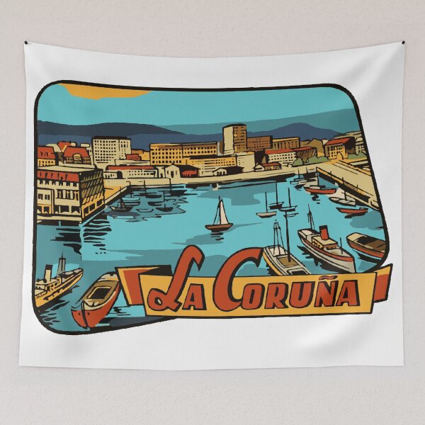 Item preview, La Coruna Spain Decal designed and sold by Decal Mania.