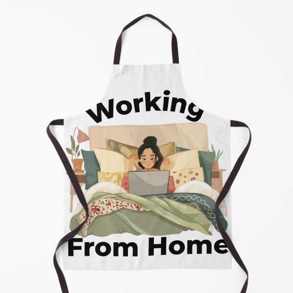 Item preview, Working From Home Woman In Bed designed and sold by Wormy-23.