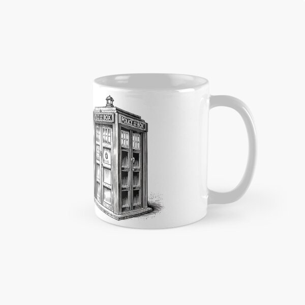 Item preview, 1950's Era Police Box (newspaper sketch) designed and sold by Build5Nines.