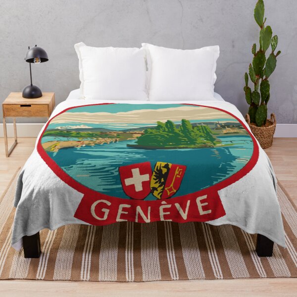 Artikelvorschau, Aufkleber Genf Schweiz entworfen und verkauft von Decal Mania.