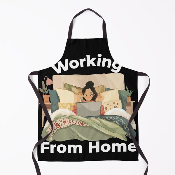 Item preview, Working From Home Woman In Bed designed and sold by Wormy-23.