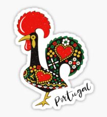 Galo de Barcelos Portuguese Rooster Sticker