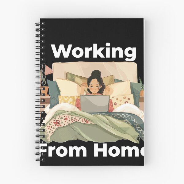 Item preview, Working From Home Woman In Bed designed and sold by Wormy-23.