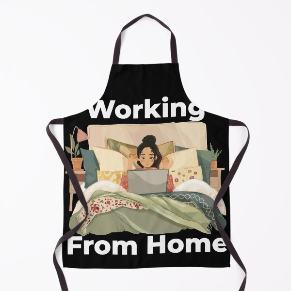 Item preview, Working From Home Woman In Bed designed and sold by Wormy-23.