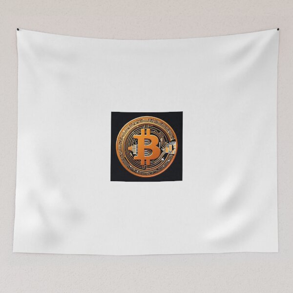 Artikelvorschau, Bitcoin BTC Orange Großes Logo Krypto entworfen und verkauft von NoCompetition.