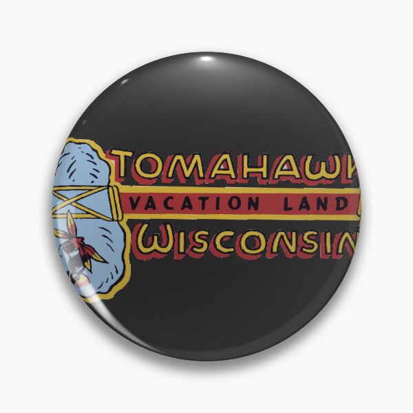 Item preview, Tomahawk Wisconsin Vintage Style Decal designed and sold by Decal Mania.