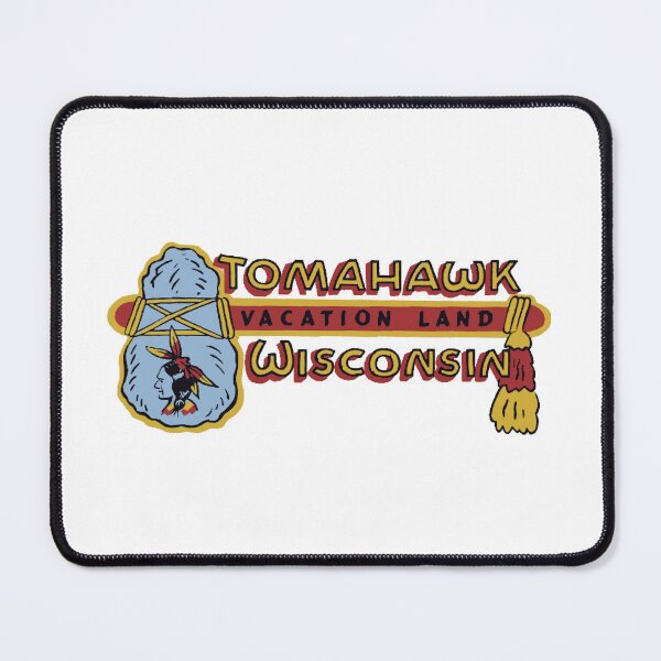 Item preview, Tomahawk Wisconsin Vintage Style Decal designed and sold by Decal Mania.