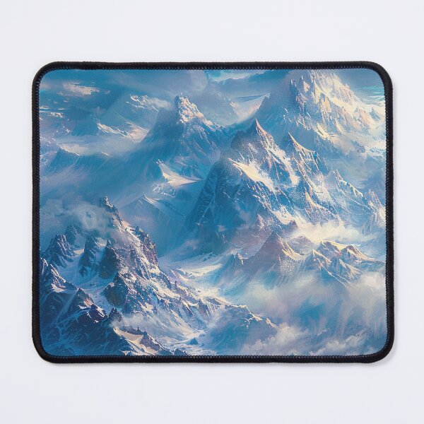 Item preview, Fantasy Landscape - Beautiful Snowy Mountains designed and sold by Lumaria Designs.