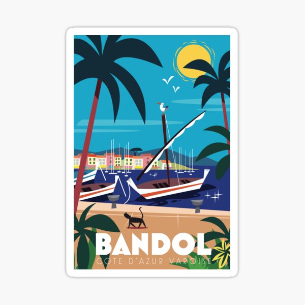Item preview, Bandol poster designed and sold by GAGodel.