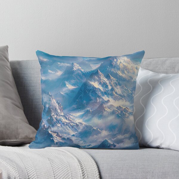 Item preview, Fantasy Landscape - Beautiful Snowy Mountains  designed and sold by Lumaria Designs.