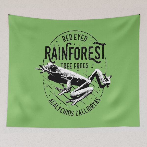 Item preview, Rainforest Red Eyed Tree Frog Iconic Design designed and sold by Bangtees.