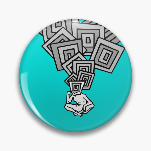 Item preview, Geometric man thinking designed and sold by Símone Sossai.