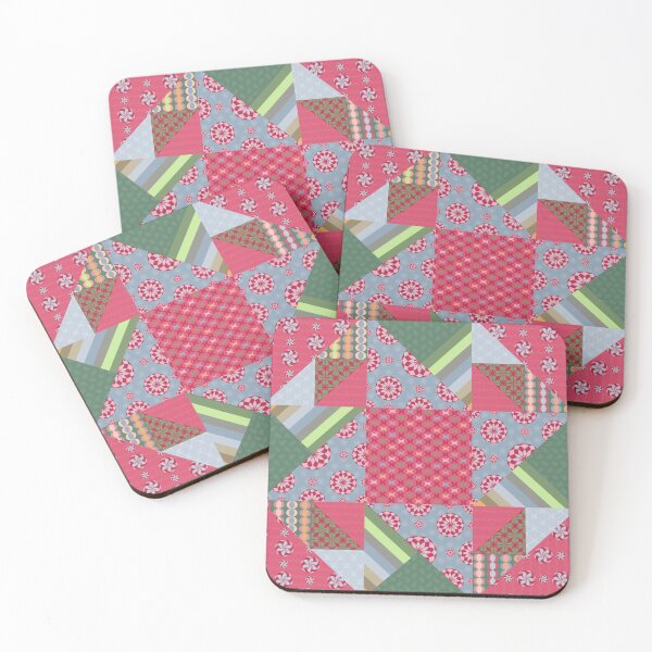 Item preview, Chirstmas Crescents Patchwork designed and sold by MerryMakewell.