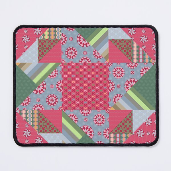 Item preview, Chirstmas Crescents Patchwork designed and sold by MerryMakewell.