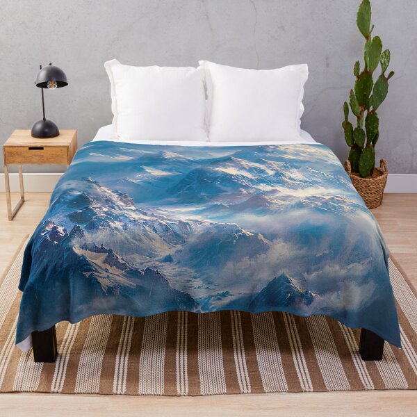 Item preview, Fantasy Landscape - Beautiful Snowy Mountains designed and sold by Lumaria Designs.