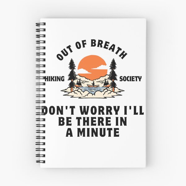 Item preview, Out of breath hiking society Funny Hiking T-Shirt designed and sold by Tycoonn.