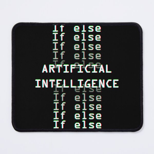 Item preview, Artificial intelligence  if else glitch white designed and sold by Warrioll.