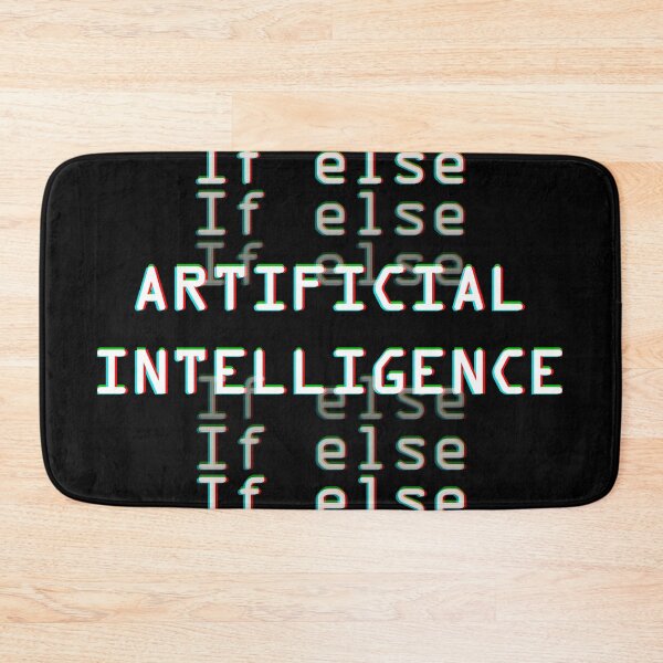 Item preview, Artificial intelligence  if else glitch white designed and sold by Warrioll.