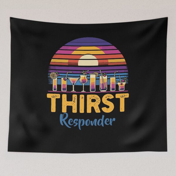 Item preview, Thirst A Responder Funny Bartender Barista Drinking designed and sold by Dressed For  Duty.
