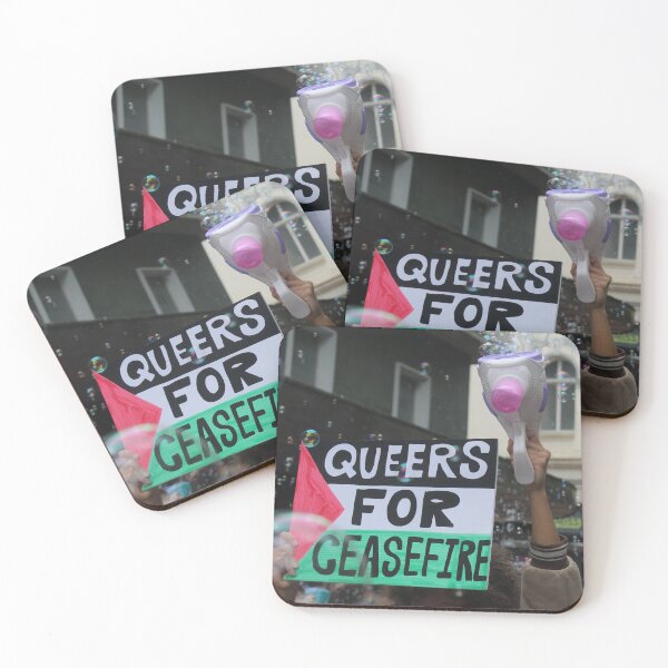 Item preview, Queers for Ceasefire - Birmingham Pride 2024 designed and sold by Joshua Littleford.