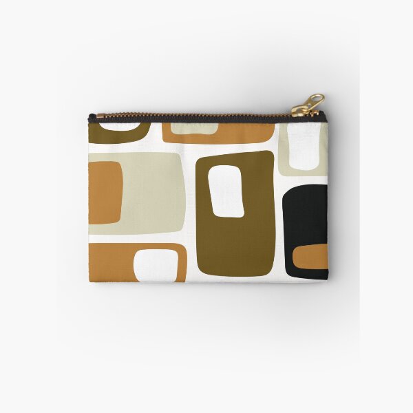 Item preview, Mid Century Funky Geometric Shapes Earthy tones designed and sold by trdstudio.