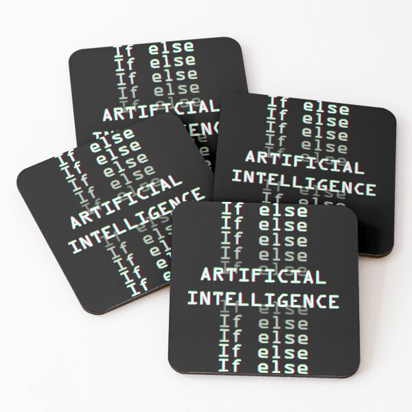 Item preview, Artificial intelligence  if else glitch white designed and sold by Warrioll.