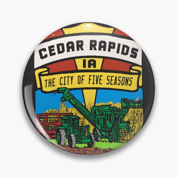 Item preview, Cedar Rapids Vintage Style Decal designed and sold by Decal Mania.