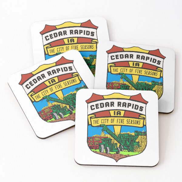 Item preview, Cedar Rapids Vintage Style Decal designed and sold by Decal Mania.