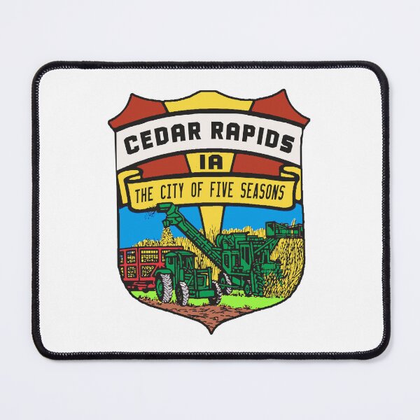 Item preview, Cedar Rapids Vintage Style Decal designed and sold by Decal Mania.