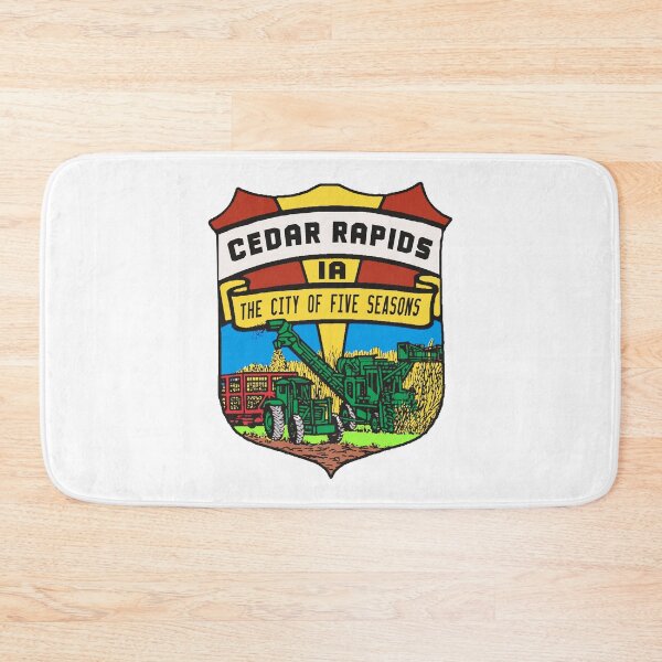 Item preview, Cedar Rapids Vintage Style Decal designed and sold by Decal Mania.