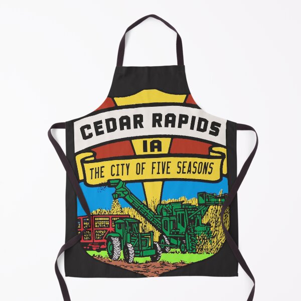 Item preview, Cedar Rapids Vintage Style Decal designed and sold by Decal Mania.