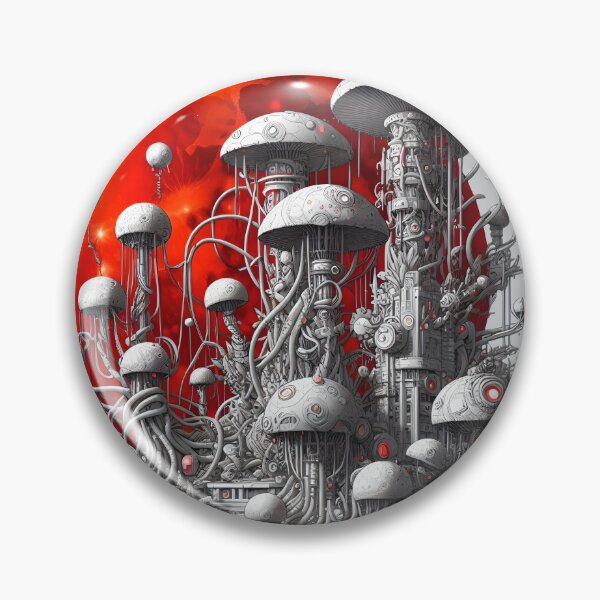 Item preview, Futuristic Mycelium City designed and sold by Ssevi.