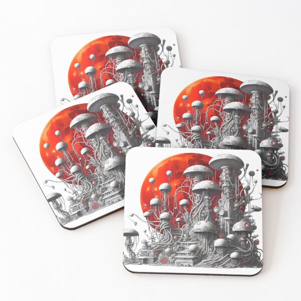 Item preview, Futuristic Mycelium City designed and sold by Ssevi.