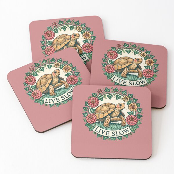 Item preview, Live Slow Turtle designed and sold by FrictionMaxxing.