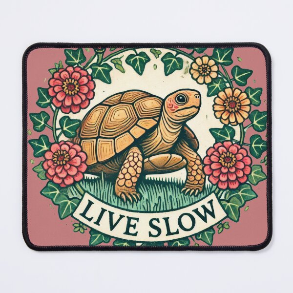 Item preview, Live Slow Turtle designed and sold by FrictionMaxxing.