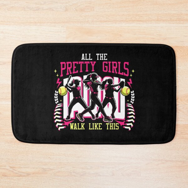 Item preview, All The Pretty Girls Walk Like This Softball Player Sports designed and sold by Dressed For  Duty.
