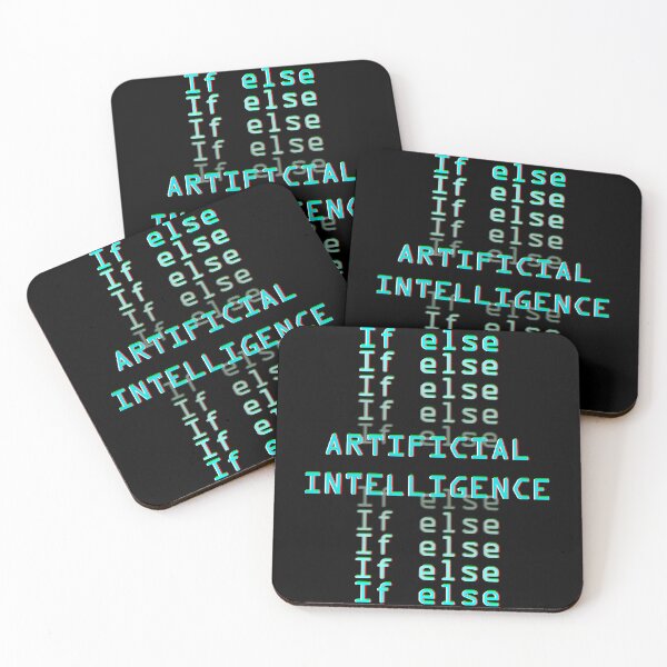 Item preview, Artificial intelligence  if else glitch blue designed and sold by Warrioll.