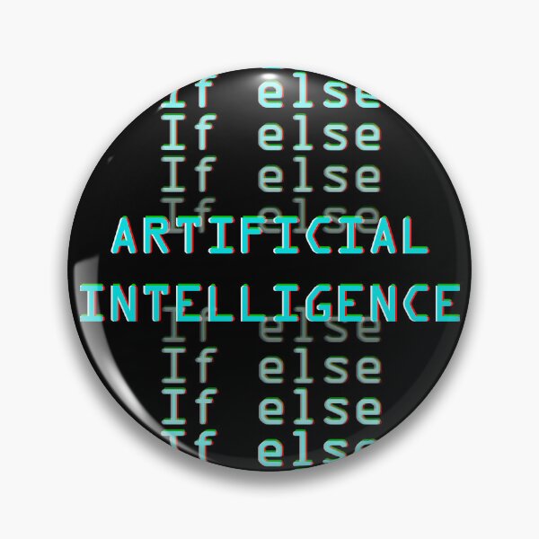 Item preview, Artificial intelligence  if else glitch blue designed and sold by Warrioll.