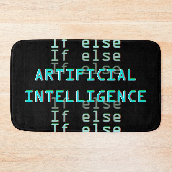 Item preview, Artificial intelligence  if else glitch blue designed and sold by Warrioll.