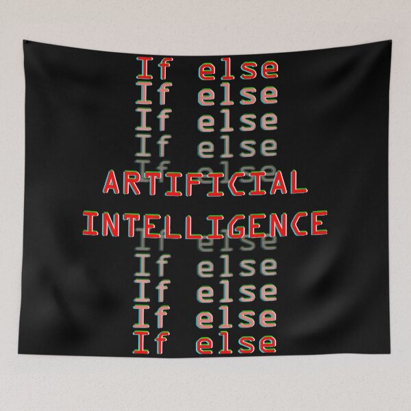 Item preview, Artificial intelligence  if else glitch red designed and sold by Warrioll.
