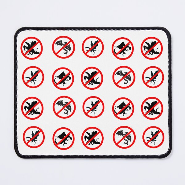 Item preview, No Dragons Allowed designed and sold by Surreallytee.